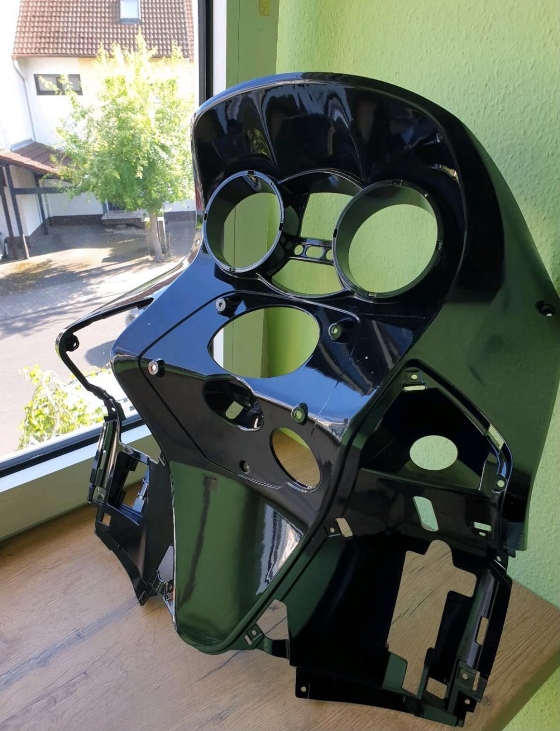 Beenschild Gilera GP 800 - Zwart, Ophalen of Verzenden, Gebruikt, Kap, Overige merken