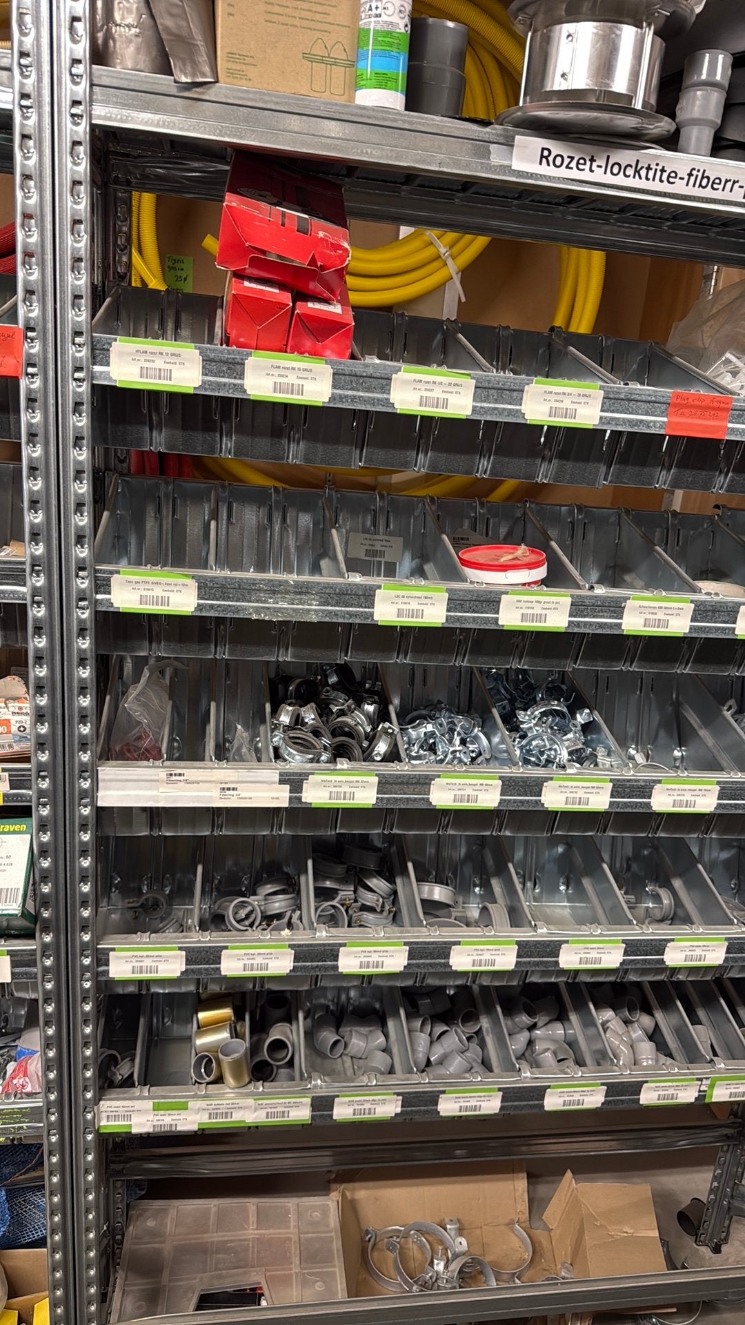 Magazijn stelling / vakken stelling / draadmanden stelling, Ophalen, Zo goed als nieuw