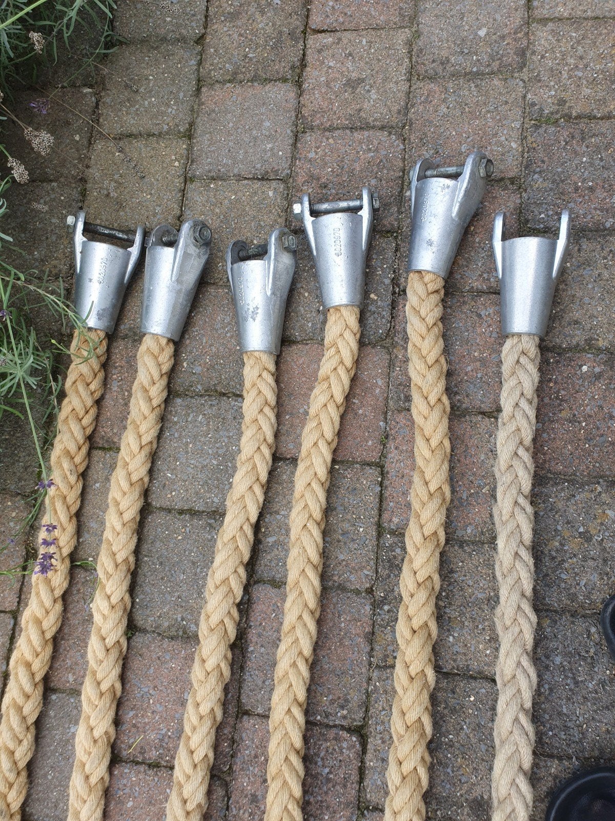 klimtouwen gymzaal los of als set van 6, Ophalen, Gebruikt, Overige typen