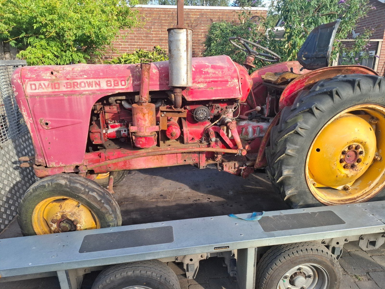 David Brown 880 Smalspoor - Motor loopt, leuke opknapper, Ophalen