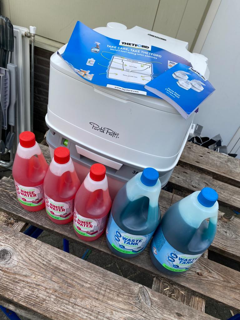 Tethford Porta Potti chemisch toilet, Ophalen, Zo goed als nieuw