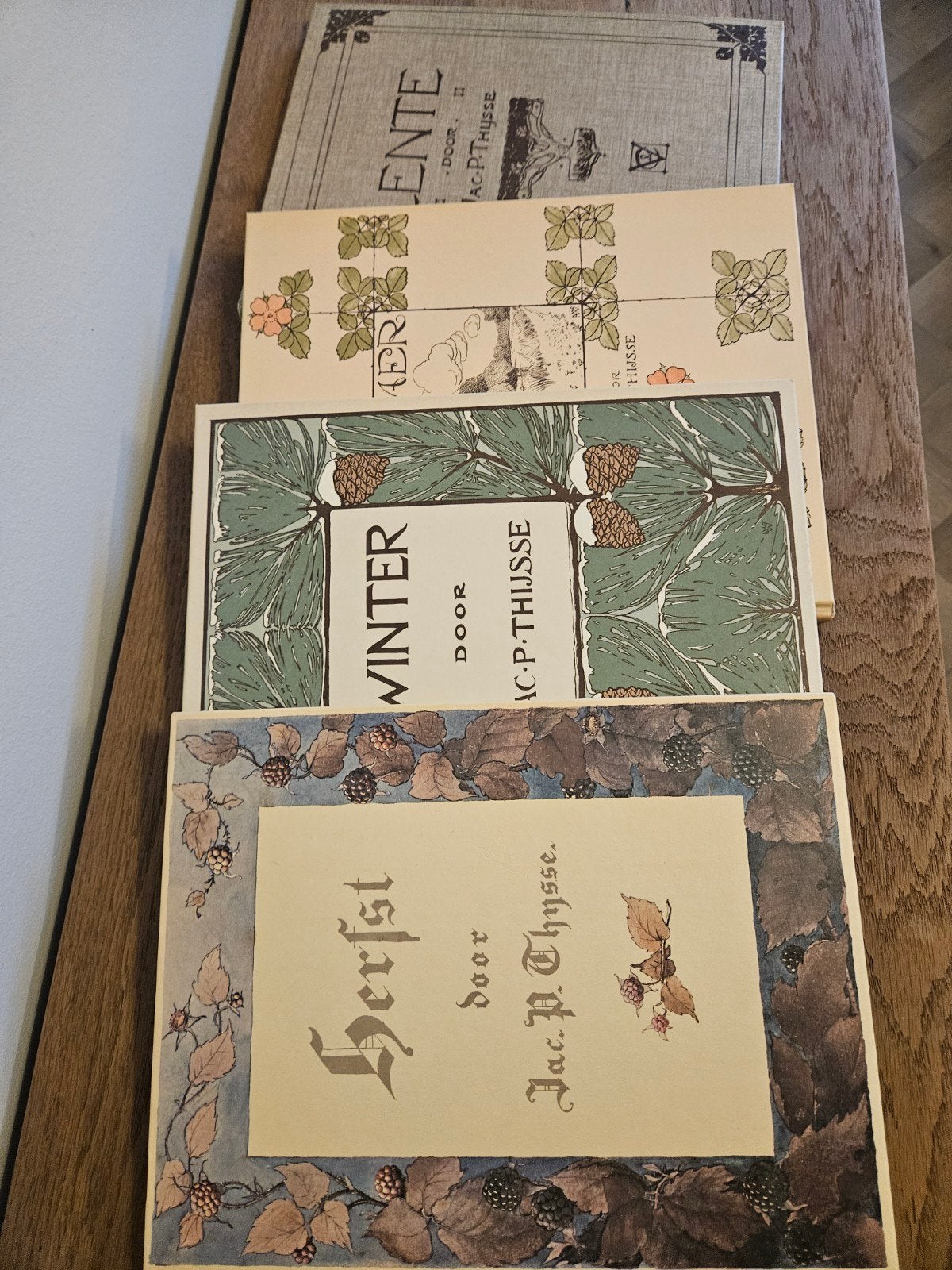 De Vier Jaargetijden (4 delen) van Jac.P. Thijsse, Boeken, Ophalen of Verzenden, Gelezen, Natuur algemeen, Jac. P. Thijsse