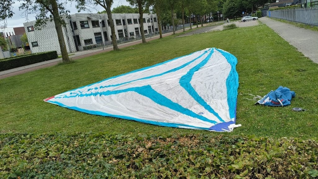 Gennaker North Sails in zgan staat, Watersport en Boten, Zeilen en Zeiltoebehoren, 6 meter of meer, Spinnaker, Ophalen of Verzenden