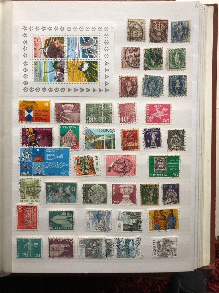 Postzegels Zwitserland, Postzegels en Munten, Postzegels | Europa | Zwitserland, Ophalen of Verzenden, Gestempeld