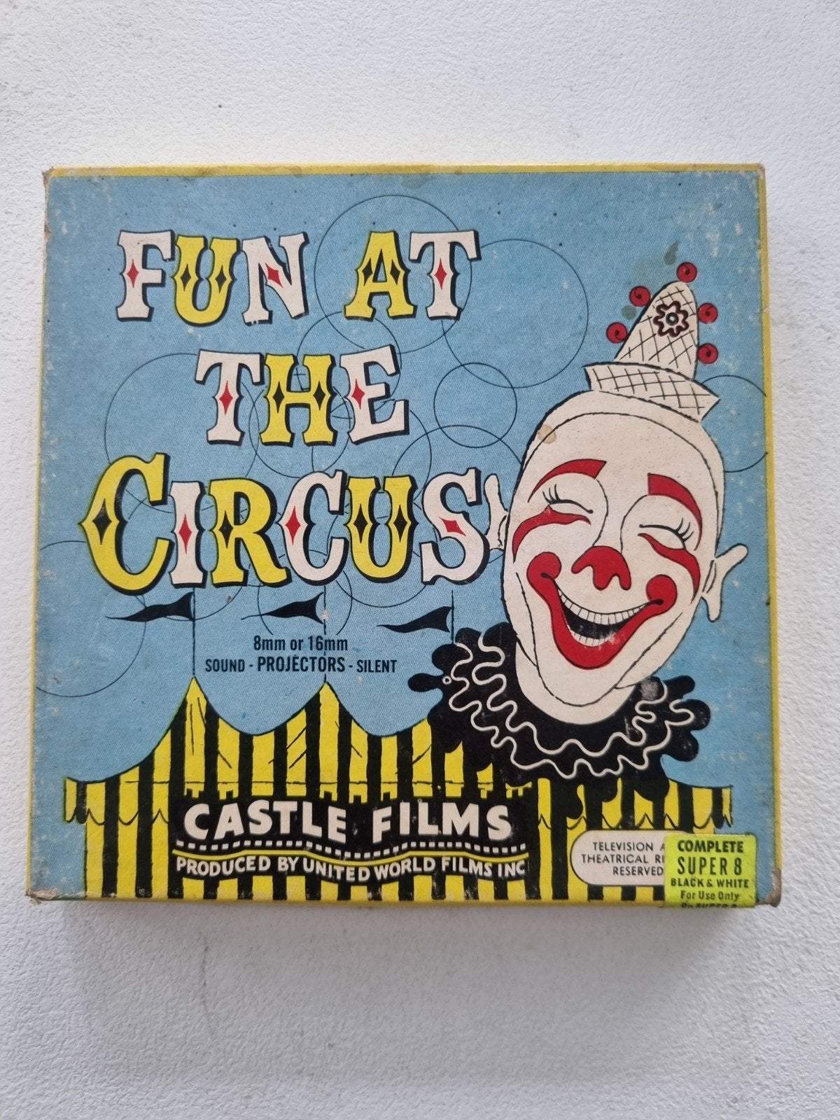 fun at the circus film op band 8mm, Ophalen of Verzenden