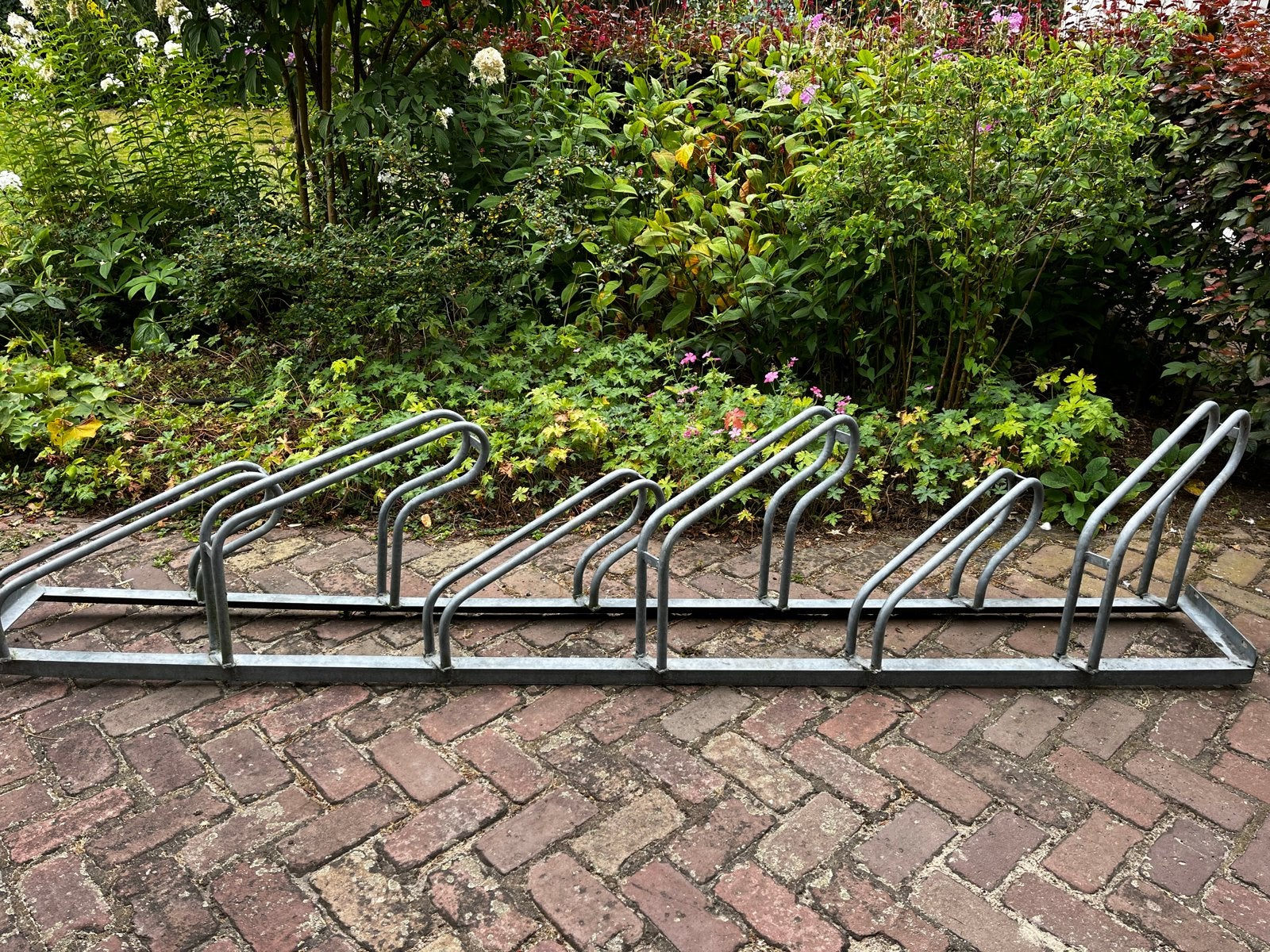 Gegalvaniseerd fietsenrek voor 6 fietsen, Fietsen en Brommers, Ophalen, Gebruikt