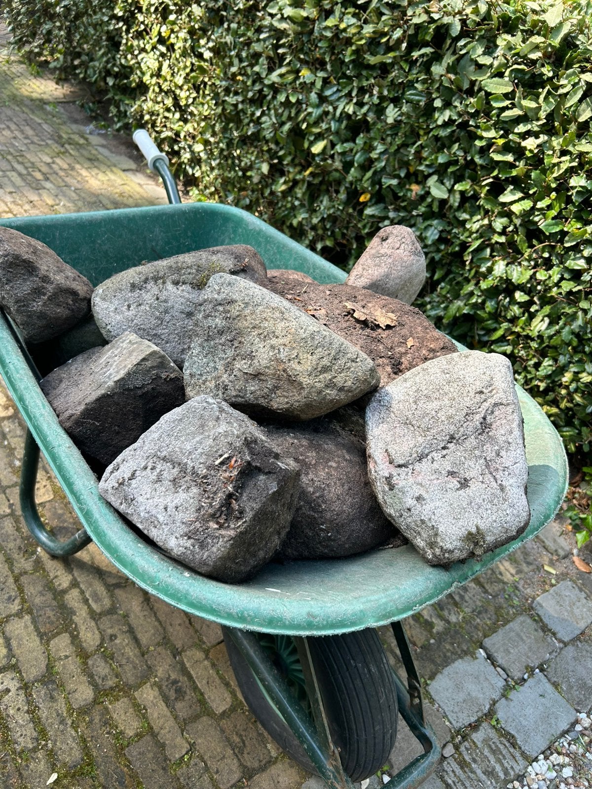 Zwerfkeien gratis af te halen, Tuin en Terras, Grind, Keien en Split, Ophalen of Verzenden, Zo goed als nieuw