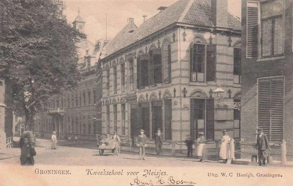 703-325-013 Groningen Kweekschool voor Meisjes, Verzenden, Voor 1920, Groningen