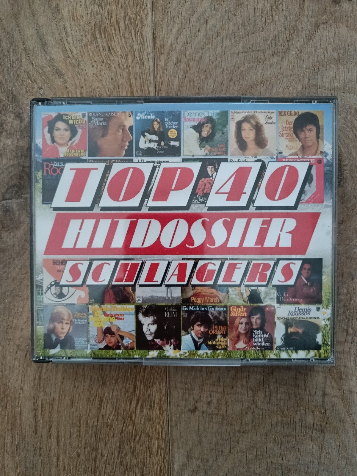 4cd box  Top 40 Hitdossier Schlagers, Boxset, Ophalen of Verzenden, Inclusief boekje, Pop