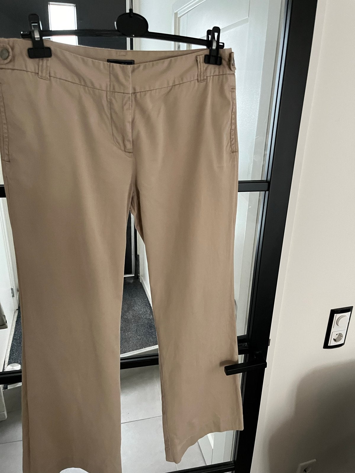 Pulls flared broek maat 46, Beige, Maat 42/44 (L), Ophalen of Verzenden, Lang