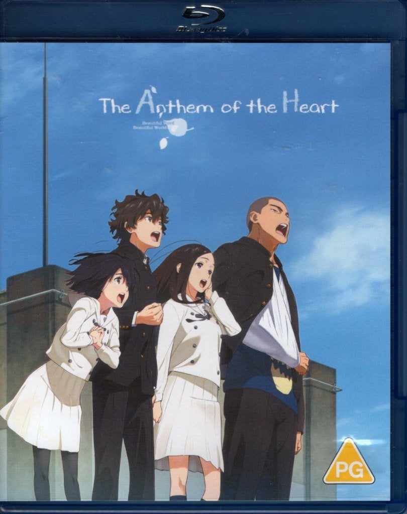 The Anthem of the Heart - anime - Engelse ondertiteling, ., Actie, Ophalen of Verzenden, Zo goed als nieuw