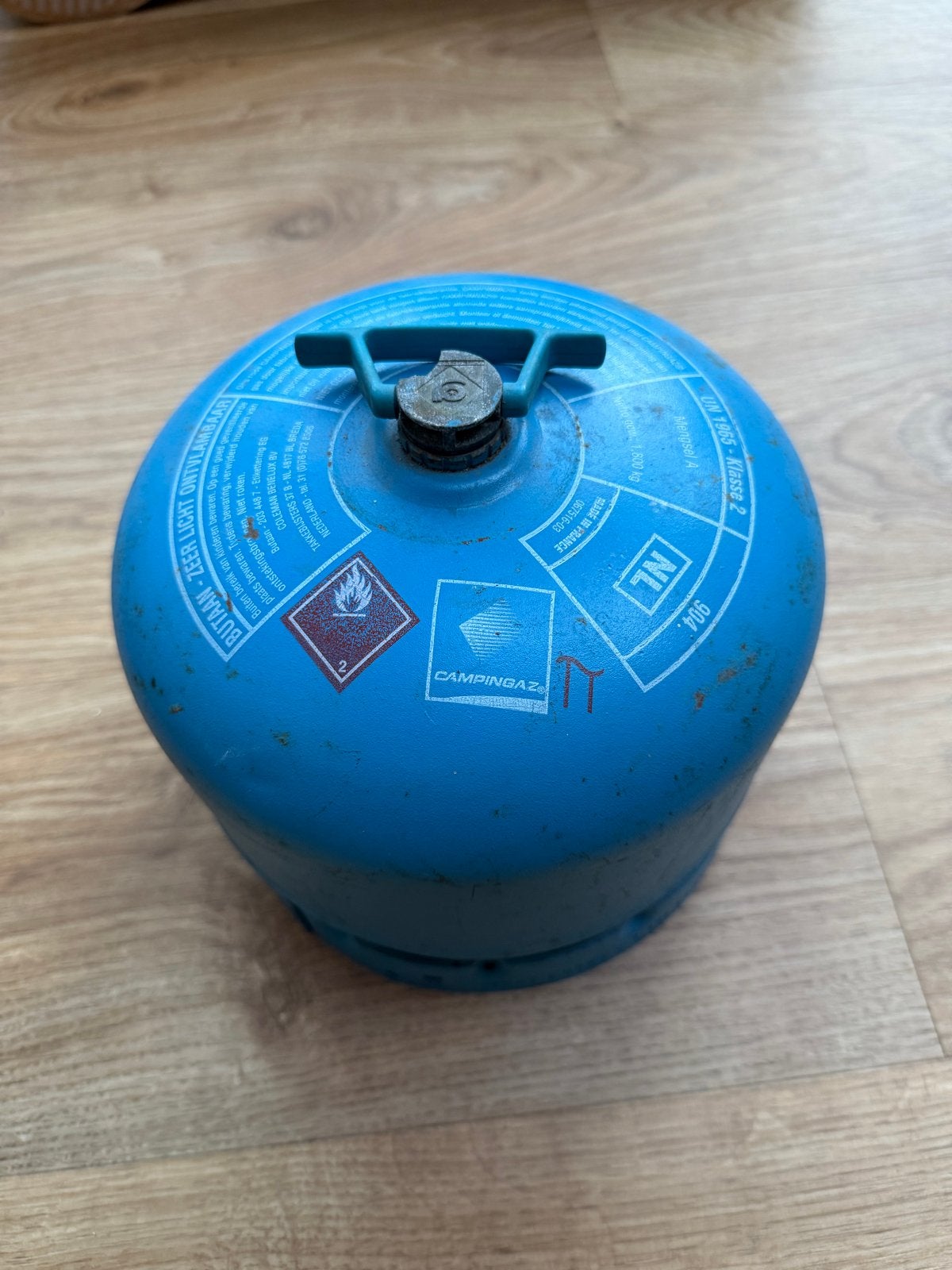 Campingaz 904 gasfles, Caravans en Kamperen, Kampeeraccessoires, Ophalen, Gebruikt