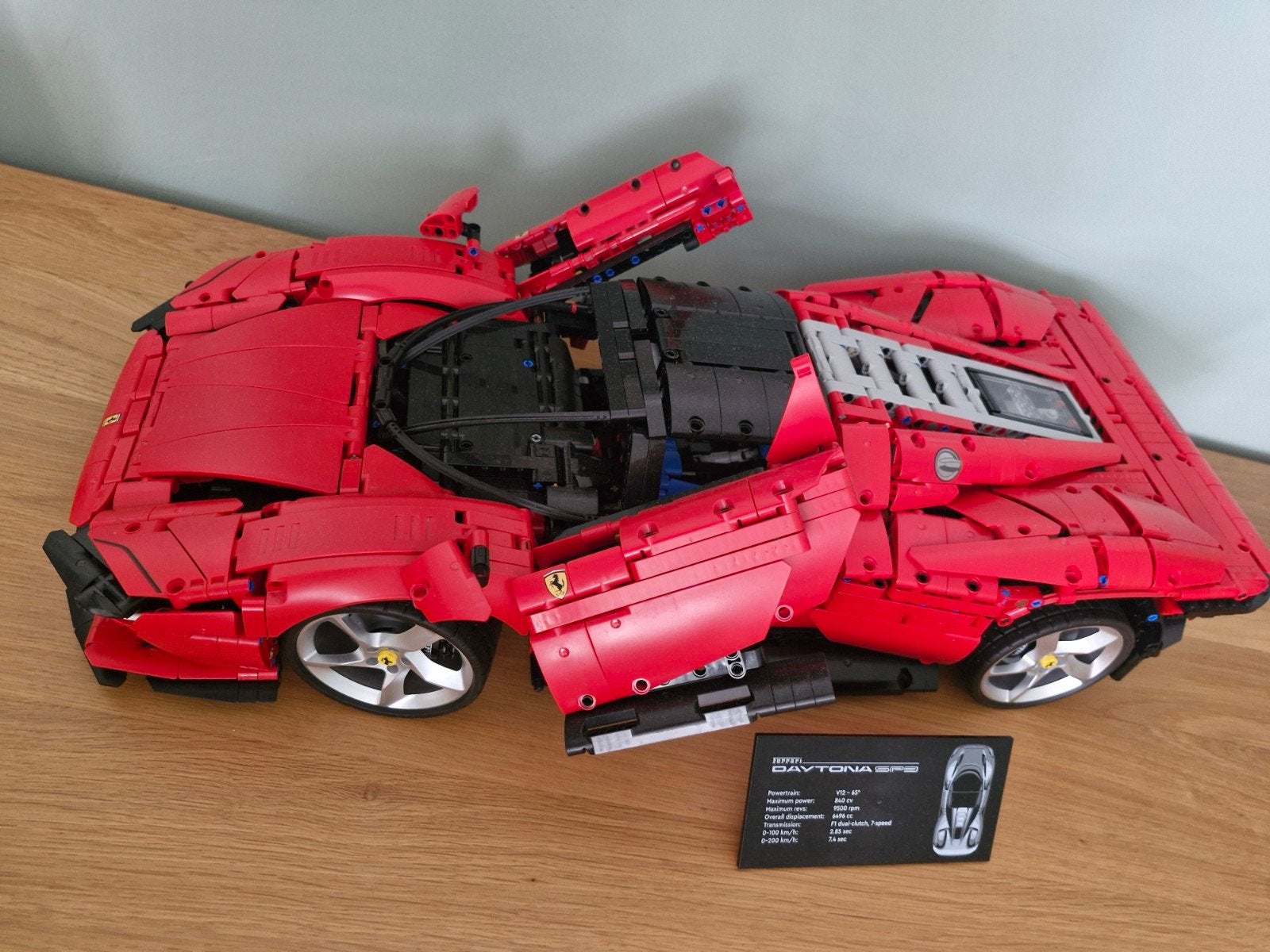 Lego Technic Ferrari Daytona SP3 - Zo goed als nieuw, Ophalen of Verzenden, Zo goed als nieuw, Overige merken