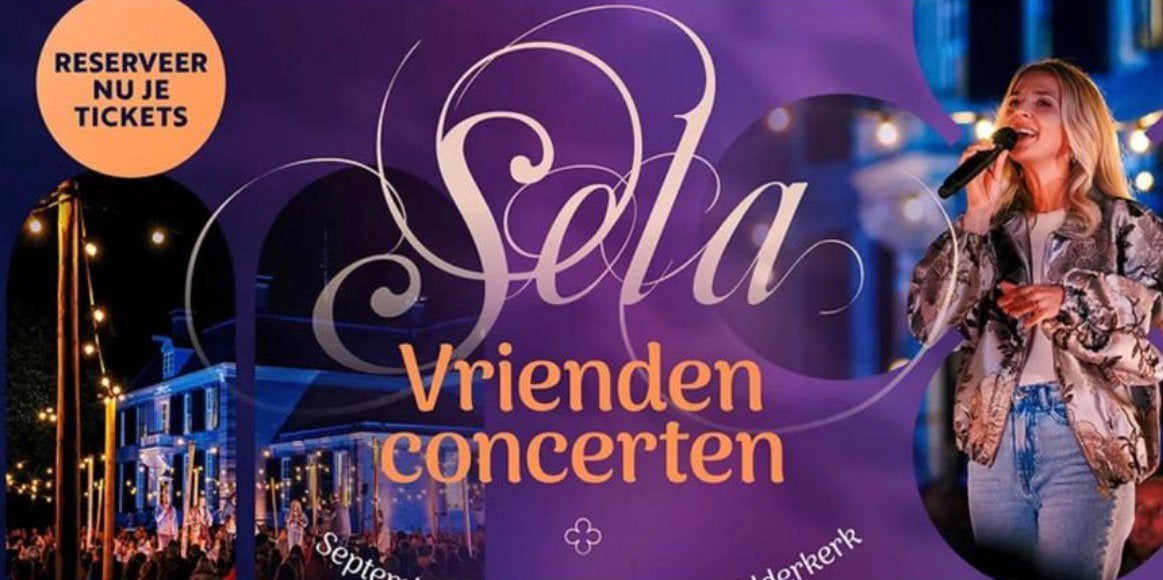 Gezocht: 2 kaartjes voor vriendenconcert Sela 5 sept., Twee personen, September, Levenslied