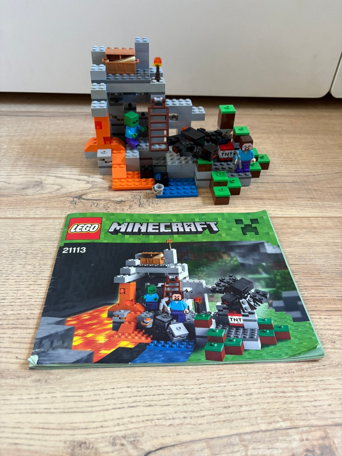 Lego mincraft set 21113, Ophalen, Compleet, Gebruikt, Minecraft