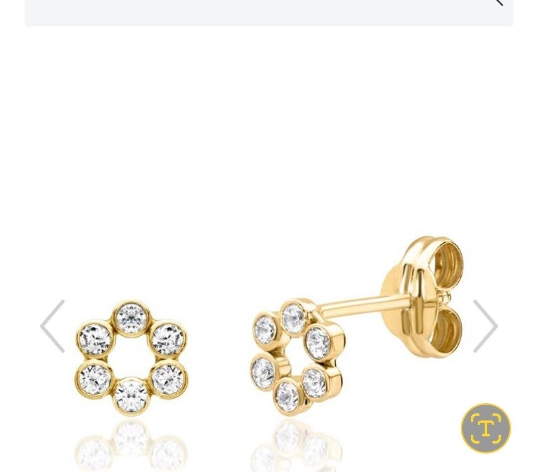Oorbellen 9 karaats goud nieuw., Sieraden, Tassen en Uiterlijk, Piercings, Ophalen of Verzenden, Nieuw, Goud, Neuspiercing