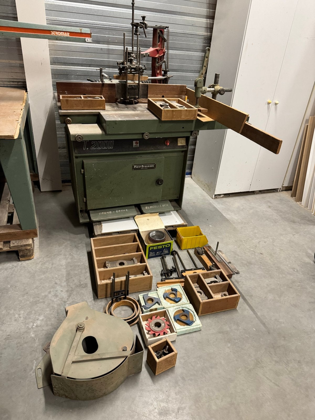 Verboom T.2000 Vreesmachine met uitgebreide accessoires, Ophalen, Gebruikt, 70 mm of meer, Overige typen