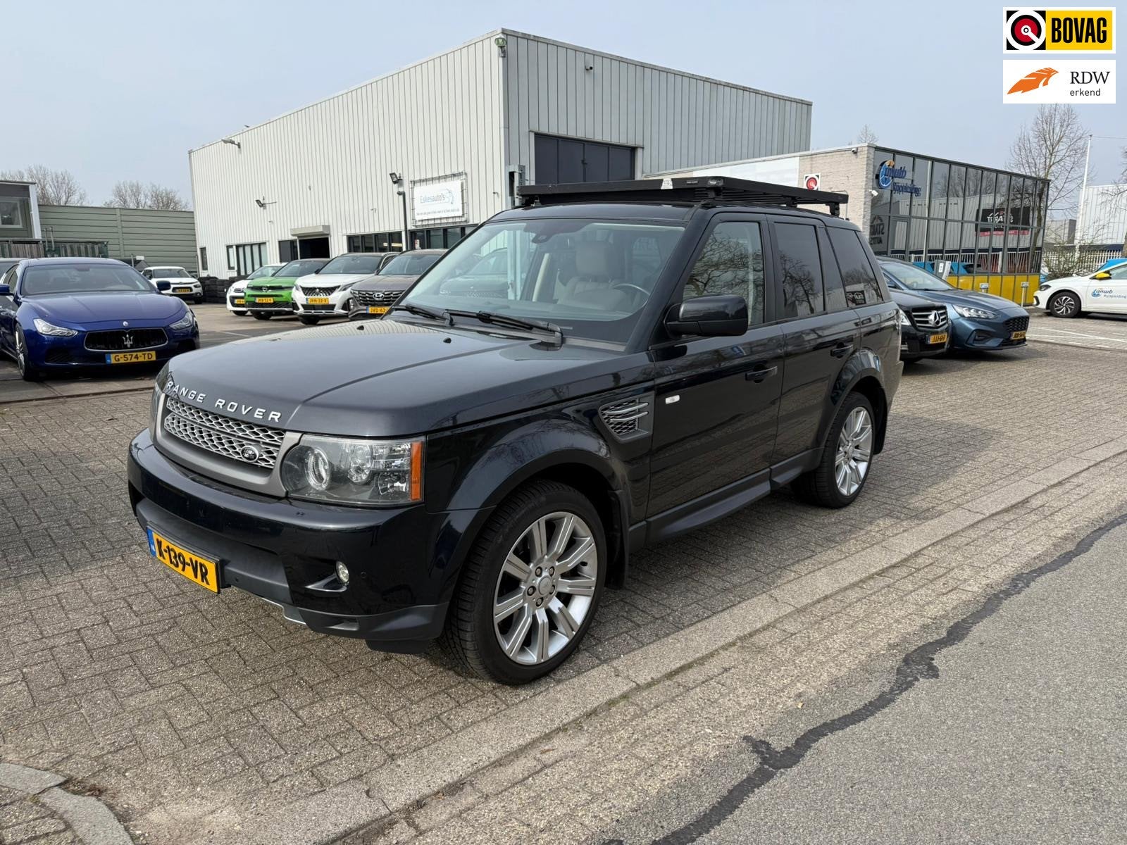 Land Rover Range Rover Sport 5.0 V8 Supercharged, Leder, Nav, Auto's, Automaat, Gebruikt, 510 pk, Leder