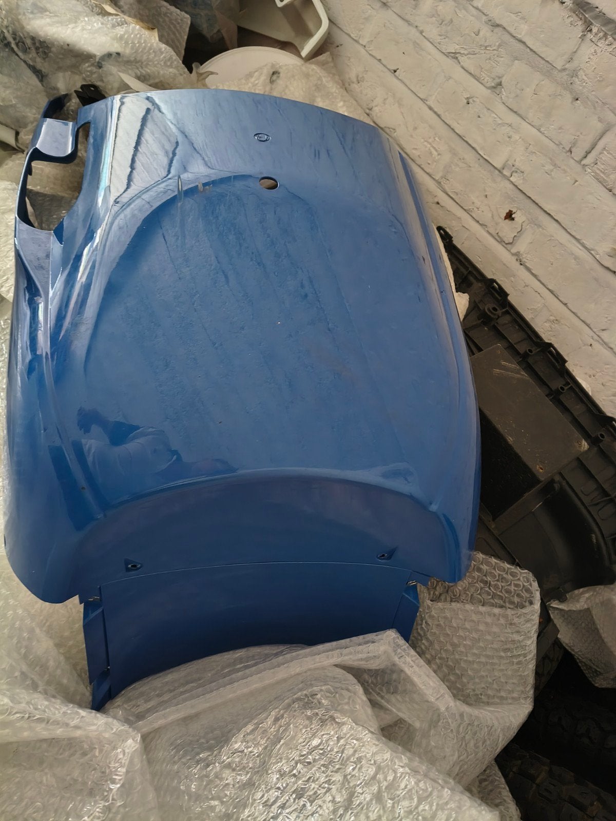 Blauwe kap voor scooter/brommer GTS Bravo, Ophalen of Verzenden, Gebruikt, Kap, Overige merken