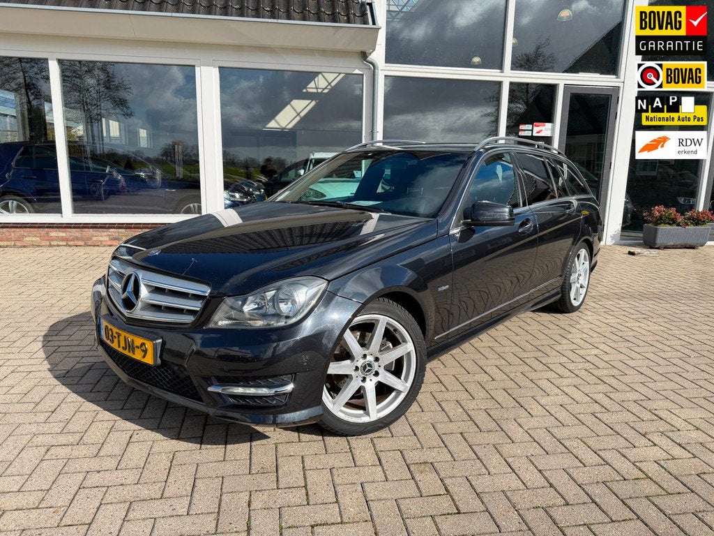 Mercedes-Benz C-klasse Estate 180 - Business Class 125 Avant, Auto's, Automaat, Euro 5, Zwart, Origineel Nederlands