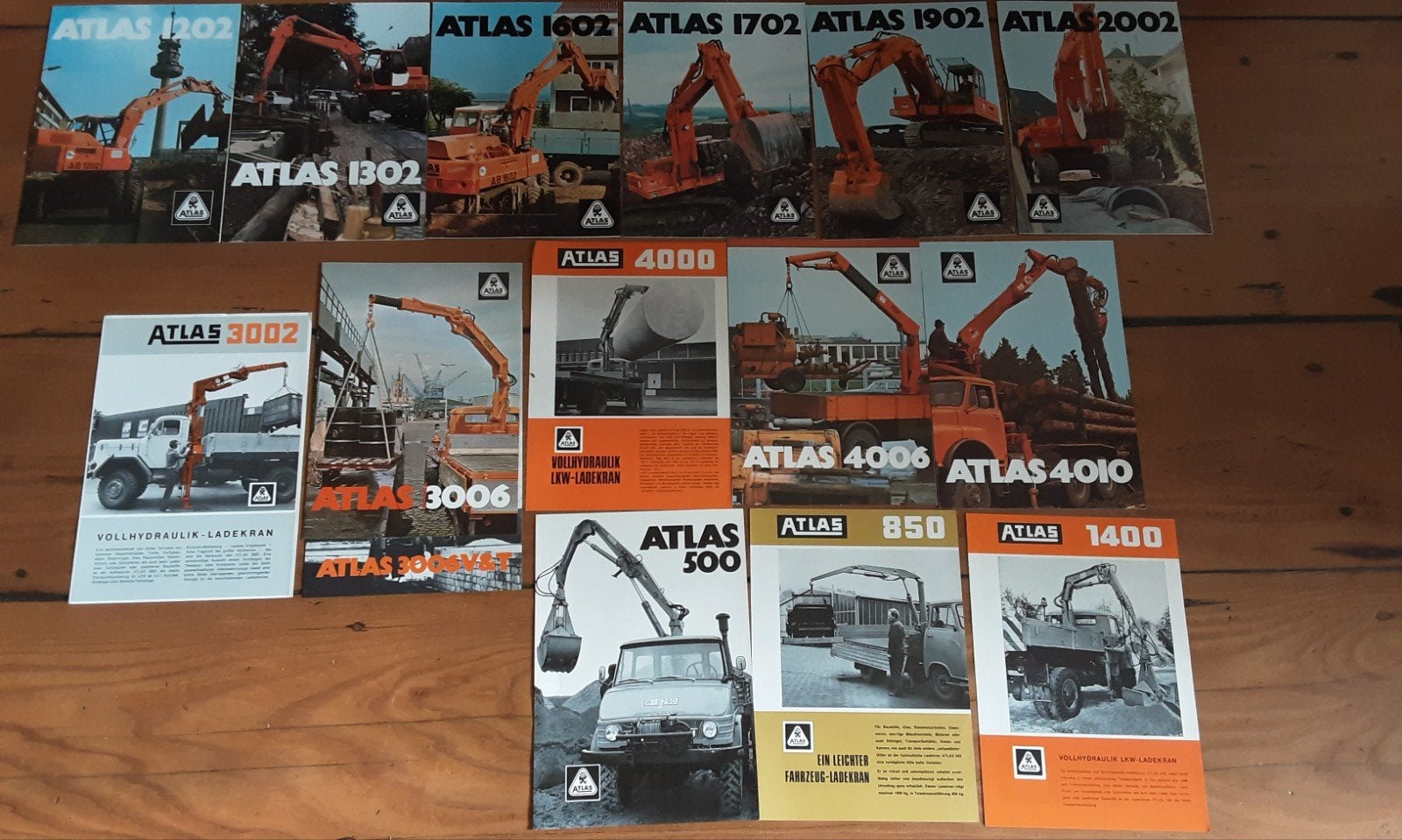 Atlas Catalogus Collectie - Diverse bouwmachines,  folder, Ophalen of Verzenden, Zo goed als nieuw, Catalogus