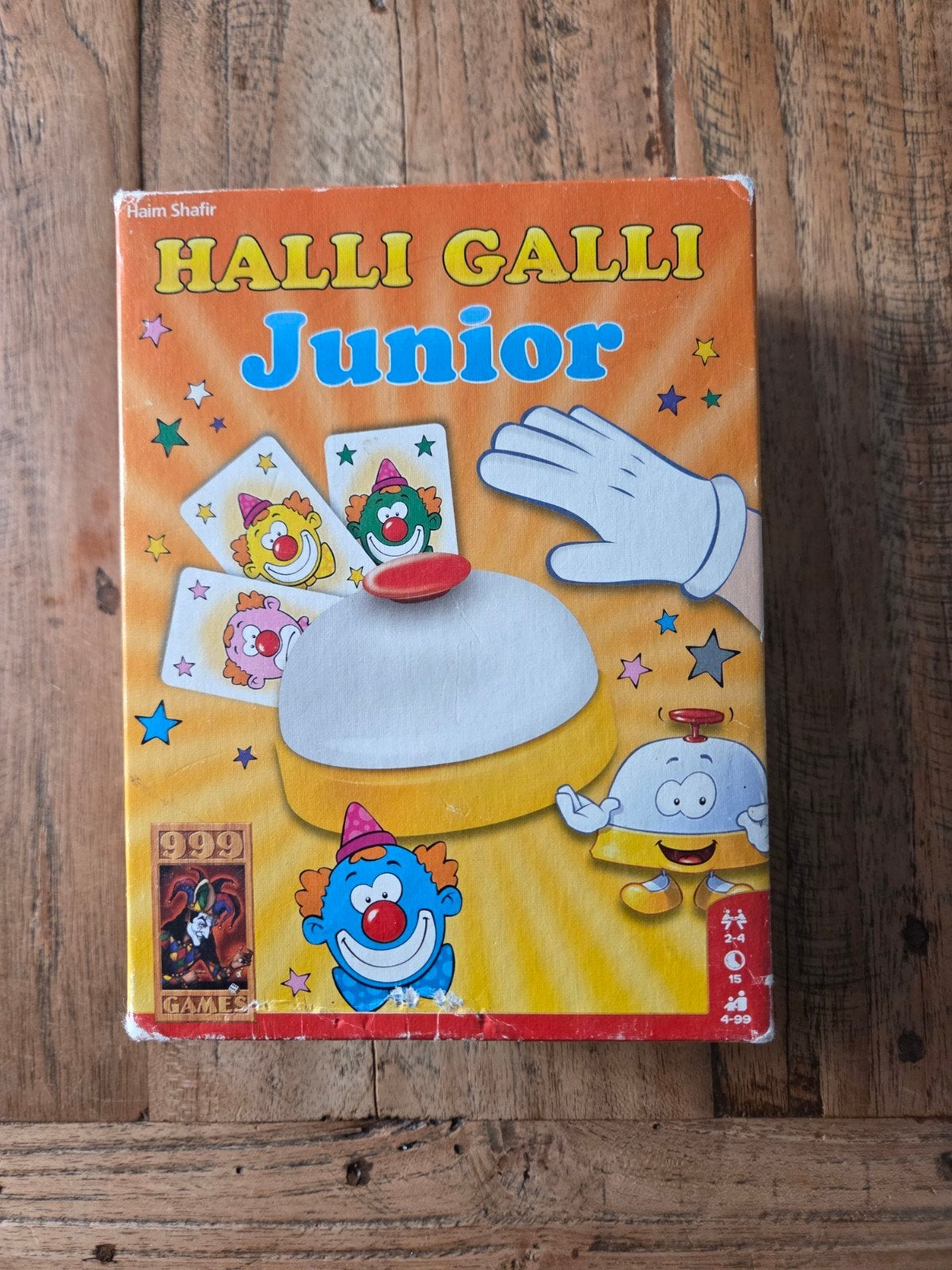 Halli Galli Junior - Leuk kaartspel voor kinderen, Drie of vier spelers, Ophalen, Gebruikt, 999 Games