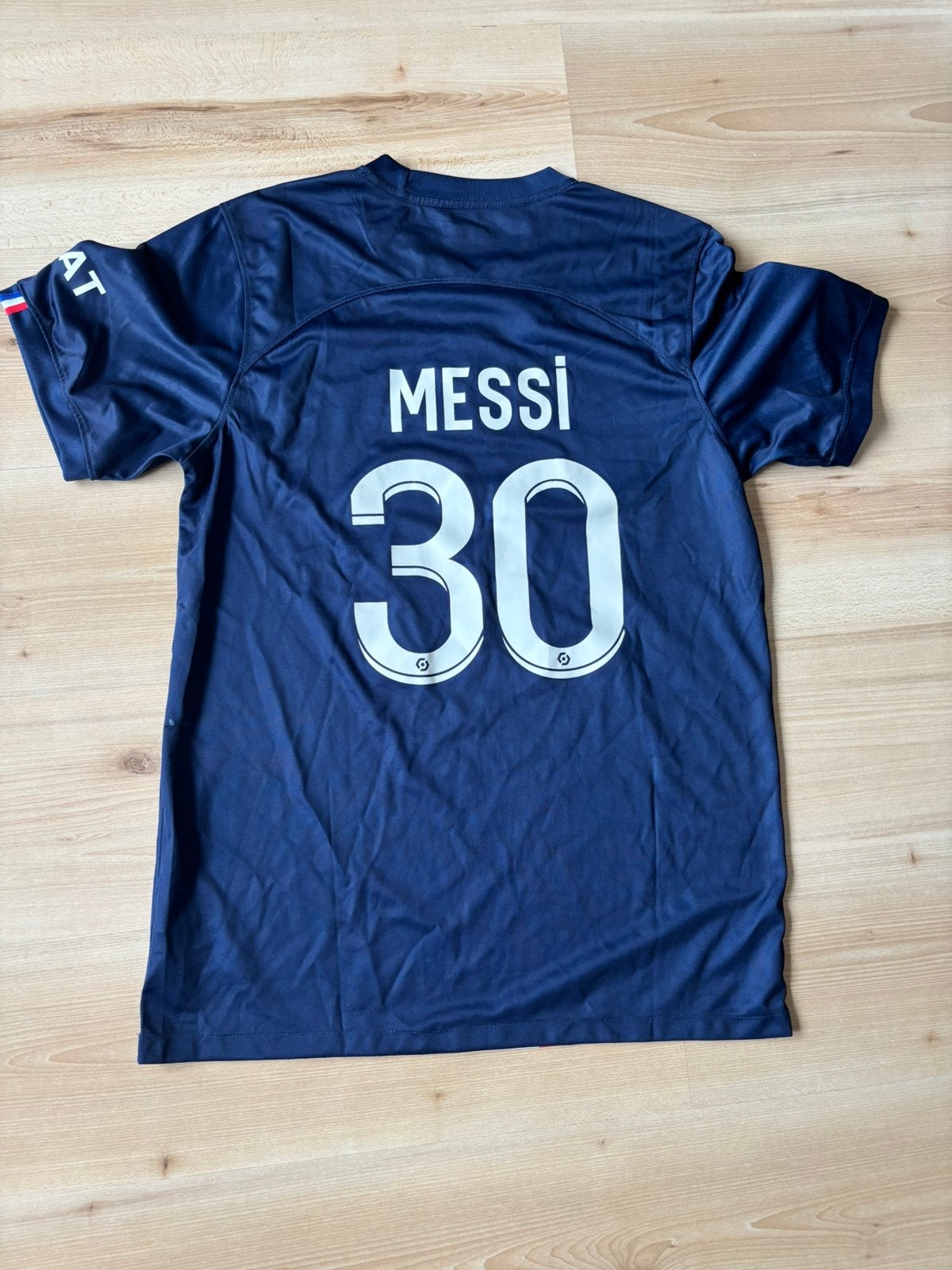 Gesigneerd PSG thuisshirt Messi, Neymar, Mbappé, Kleding | Heren, Ophalen, Zo goed als nieuw, Voetbal, Maat 48/50 (M)