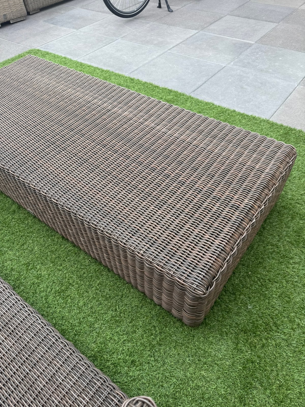 4 seasons outdoor 4so wicker kingston salontafel, Tuin en Terras, Tuintafels, Ophalen, Zo goed als nieuw, Rechthoekig, Wicker