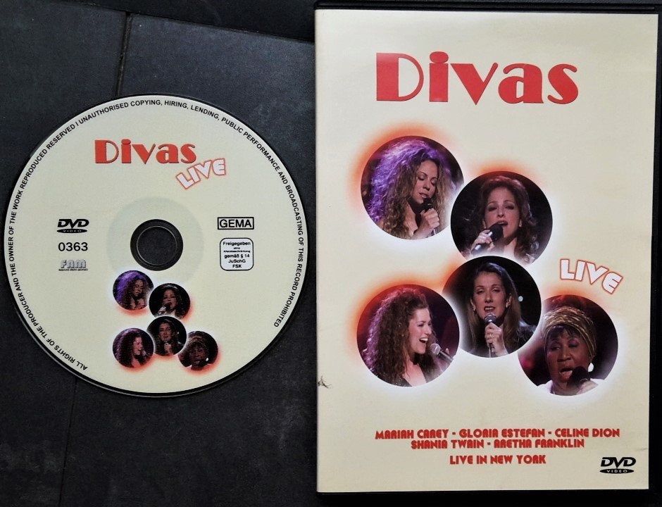DVD - Divas Live - Live in New York 1998 - Muziek Concert, Alle leeftijden, Ophalen of Verzenden, Zo goed als nieuw