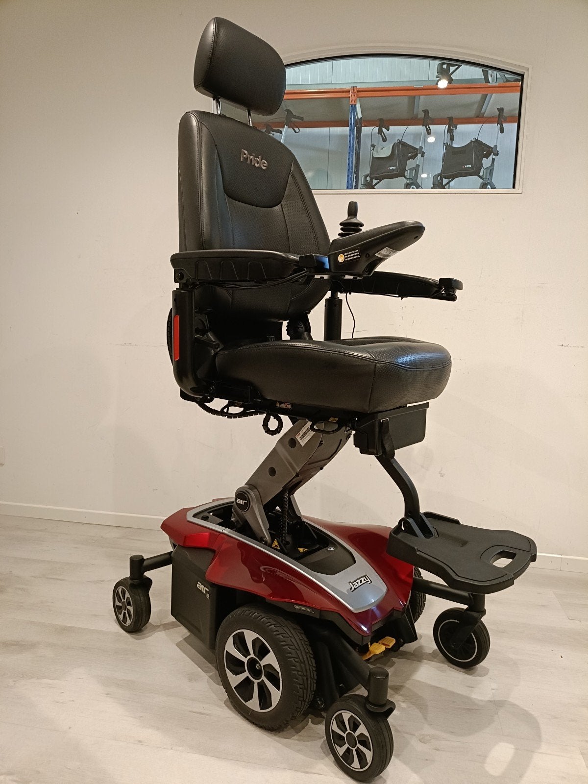 Pride Jazzy Air 2 electrische rolstoel+Garantie+Servicebeurt, Diversen, -, -, Ophalen of Verzenden, Zo goed als nieuw