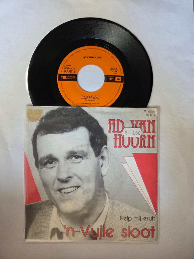 Ad van Hoorn - 'N vuile sloot, Gebruikt, 7 inch, Single, Ophalen of Verzenden