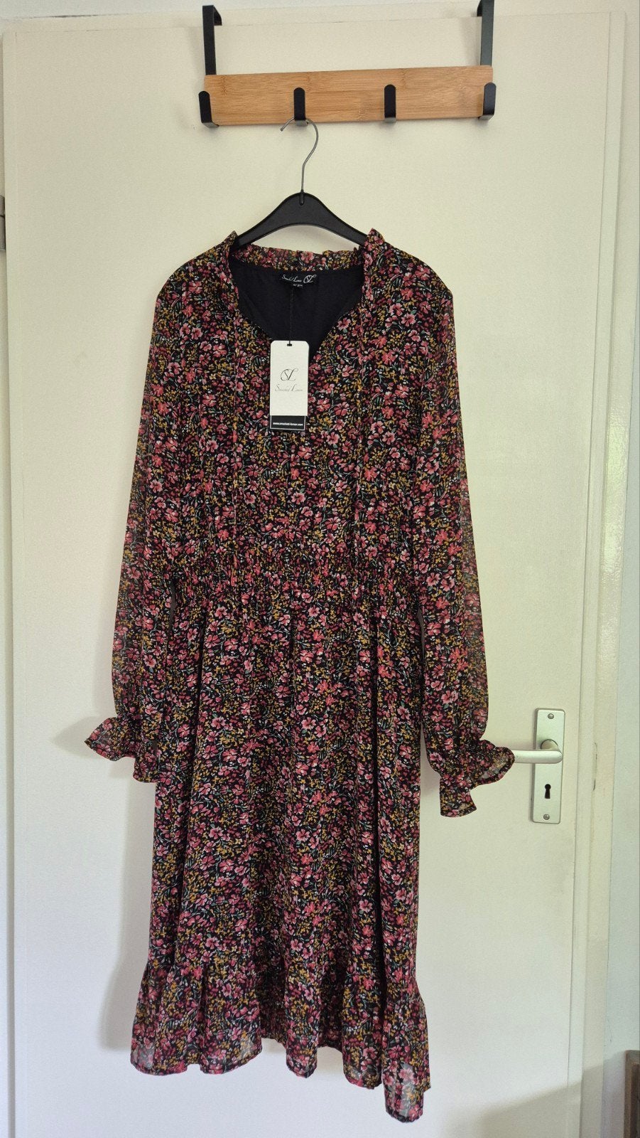 Smashed Lemon Bloemenjurk - Nieuw met kaartjes, Kleding | Dames, Maat 38/40 (M), Zwart, Nieuw, Ophalen of Verzenden