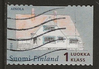 Finland 7, huis, Verzenden, Finland, Gestempeld