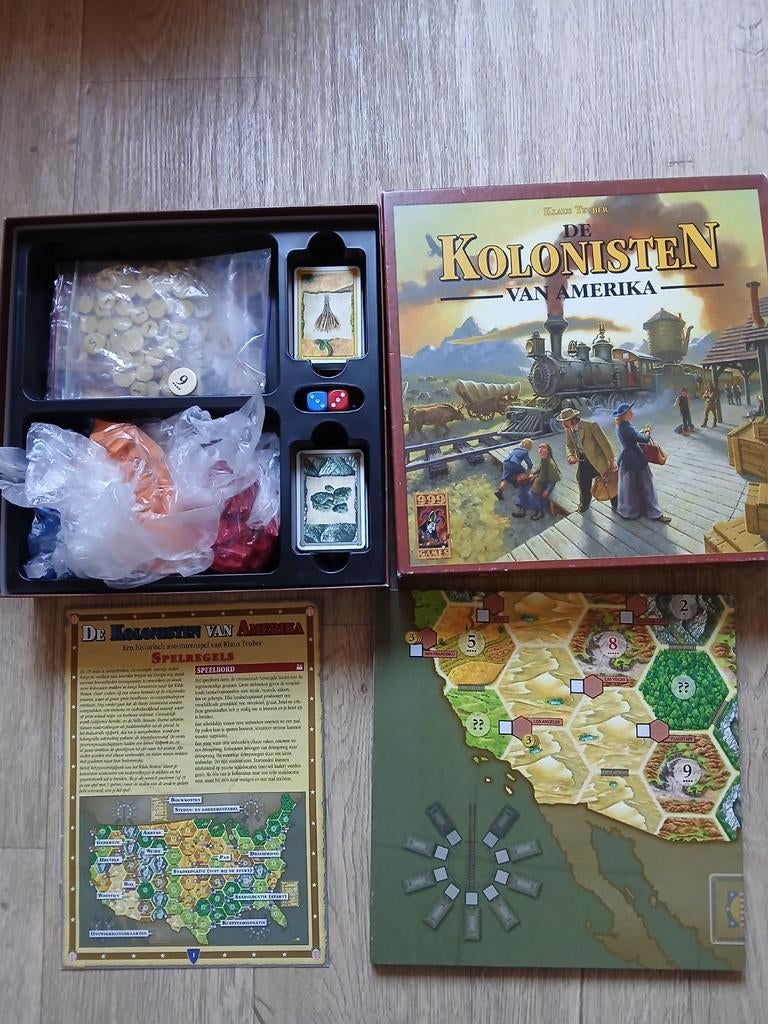 De Kolonisten van Amerika - Bordspel kolonisten van Catan, Hobby en Vrije tijd, Gezelschapsspellen | Bordspellen, Ophalen of Verzenden