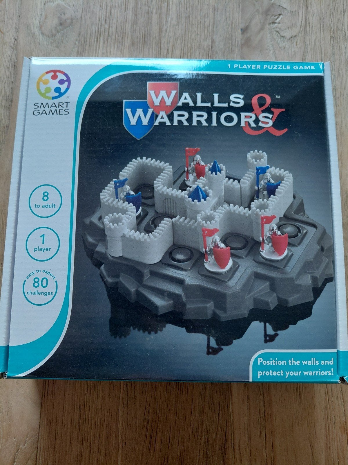 SmartGames Walls & Warriors - Logisch denkspel, Hobby en Vrije tijd, Ophalen of Verzenden, Zo goed als nieuw