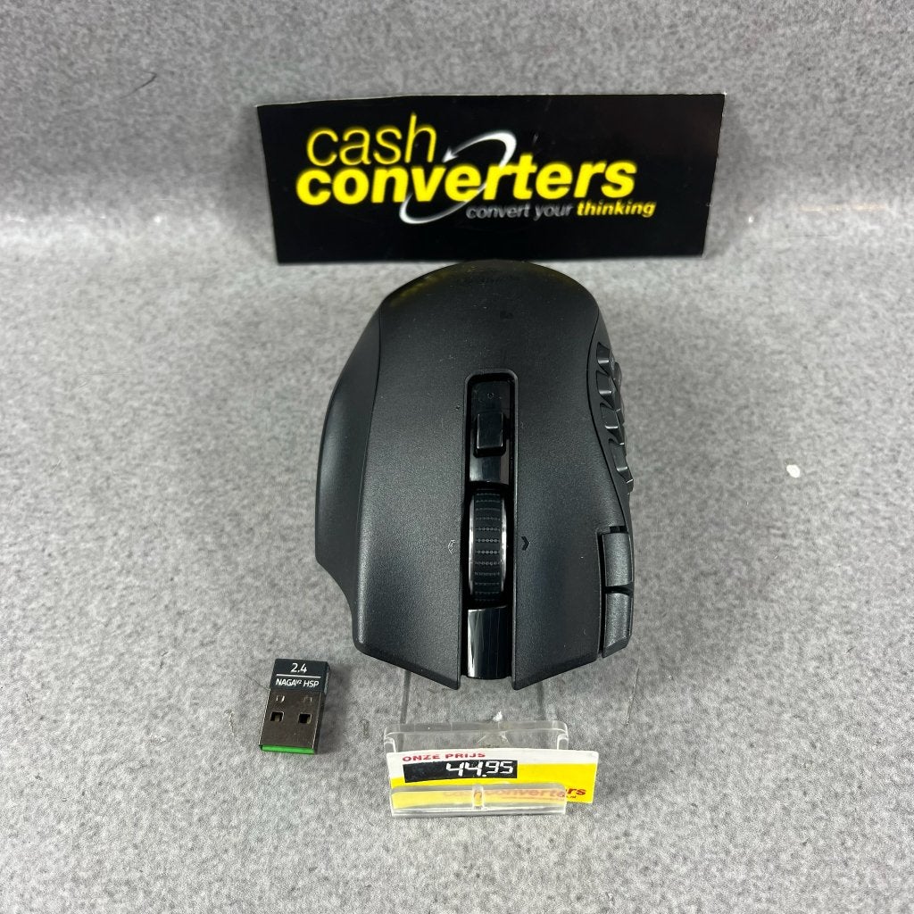 Razer Naga V2 Hyperspeed draadloze muis | 413804, Computers en Software, Muis, Gebruikt, Ophalen of Verzenden, Draadloos