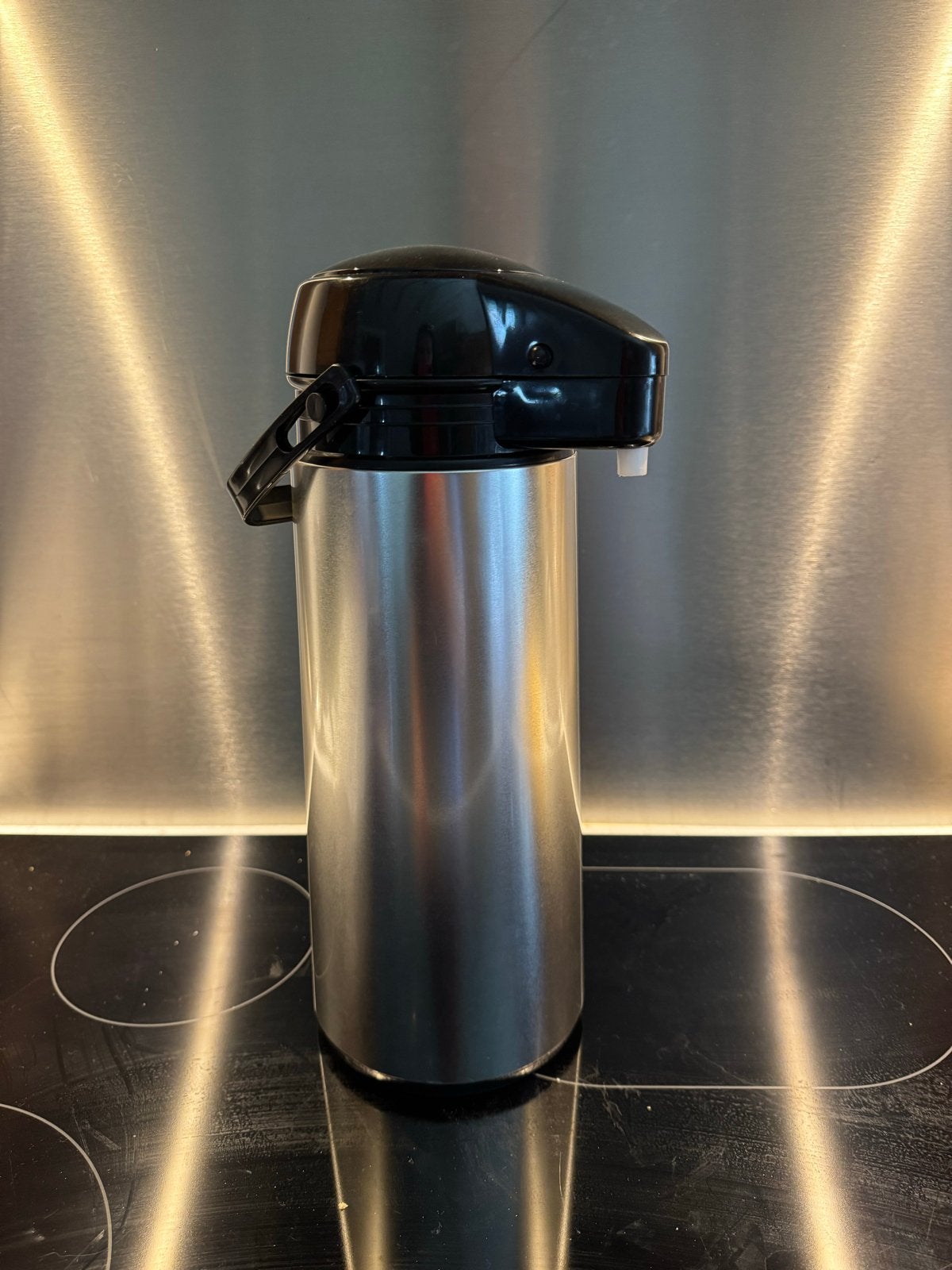 Thermoskan/Pumpkan - RVS - 3 liter, Witgoed en Apparatuur, Gebruikt, Overige modellen, Overige typen, 10 kopjes of meer