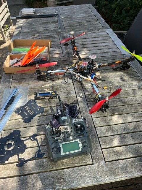 drone quadcopter zelfbouw., Gebruikt, Quadcopter of Multicopter, RTF (Ready to Fly), Ophalen