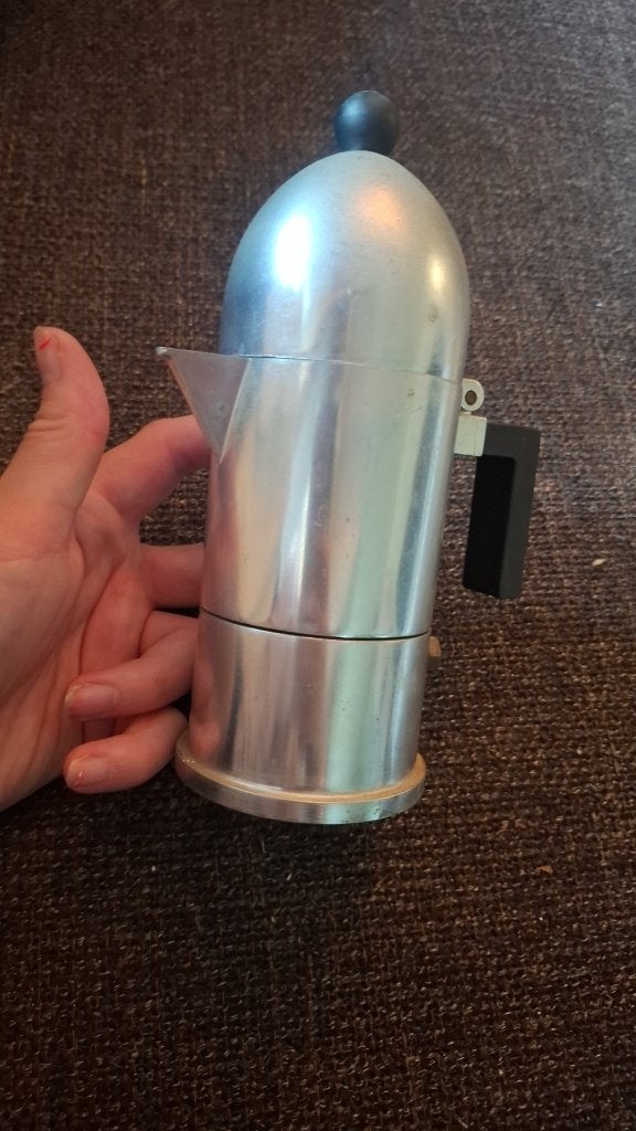 Alessi koffiezetter 3 kops, Gebruikt, Overige modellen, Overige typen, Ophalen of Verzenden