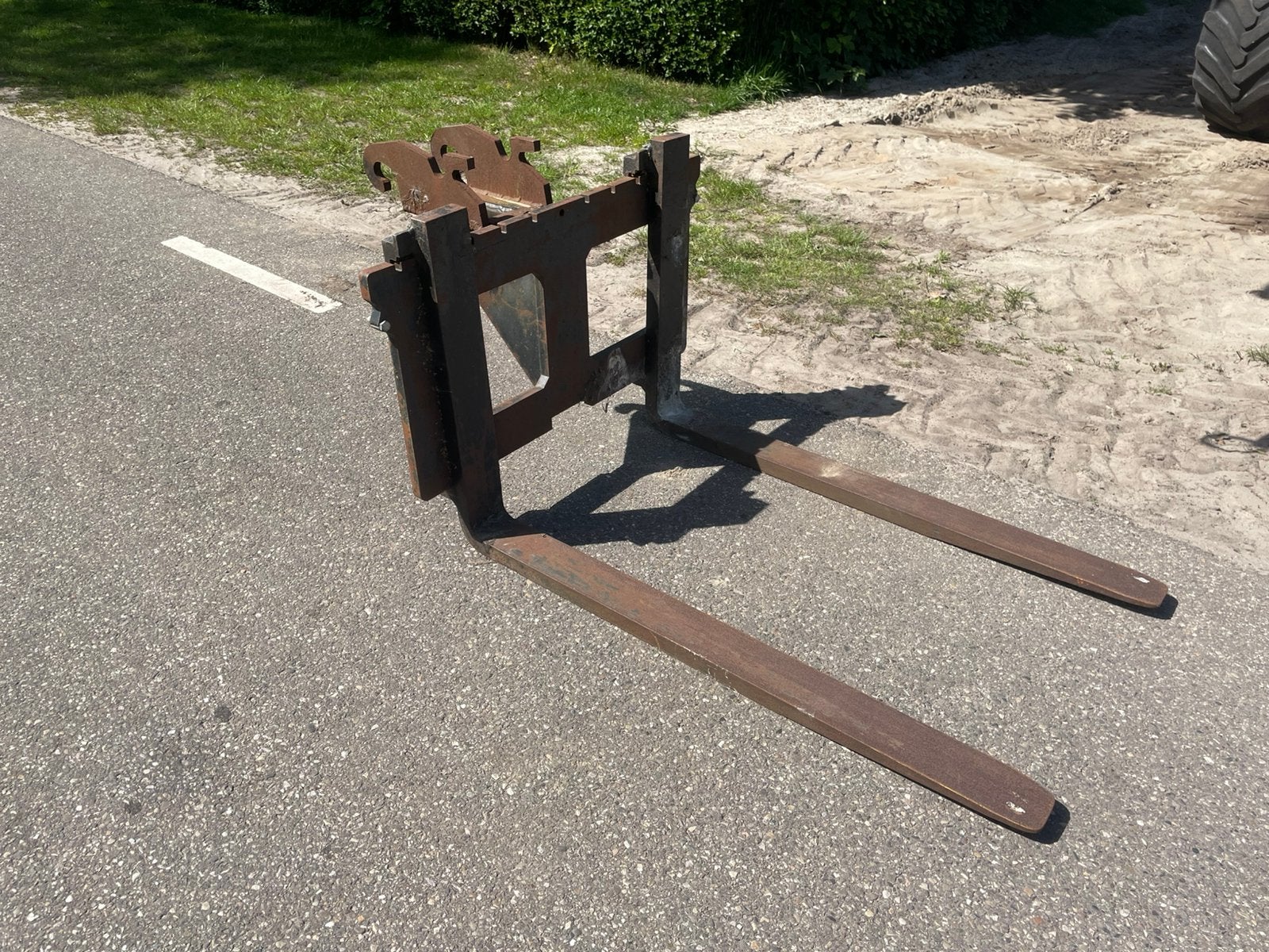 Palletlepels palletvork cw05, Ophalen