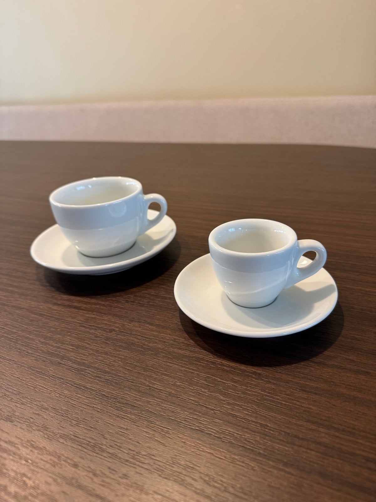 D'Ancap Verona Cappuccino- en Espressokopjes Porselein, Overige merken, Ophalen of Verzenden, Zo goed als nieuw, Kop(pen) en/of Schotel(s)