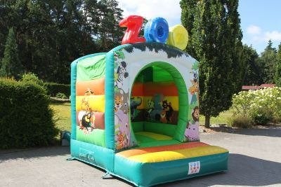 Te koop Springkussen Jungle / Zoo, Ophalen, Nieuw