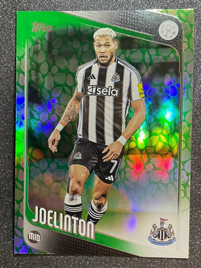 Topps UCC Flagship ‘26  GREEN PARALLEL  JOELINTON  NEWCASTLE, Verzenden, Zo goed als nieuw, Plaatje