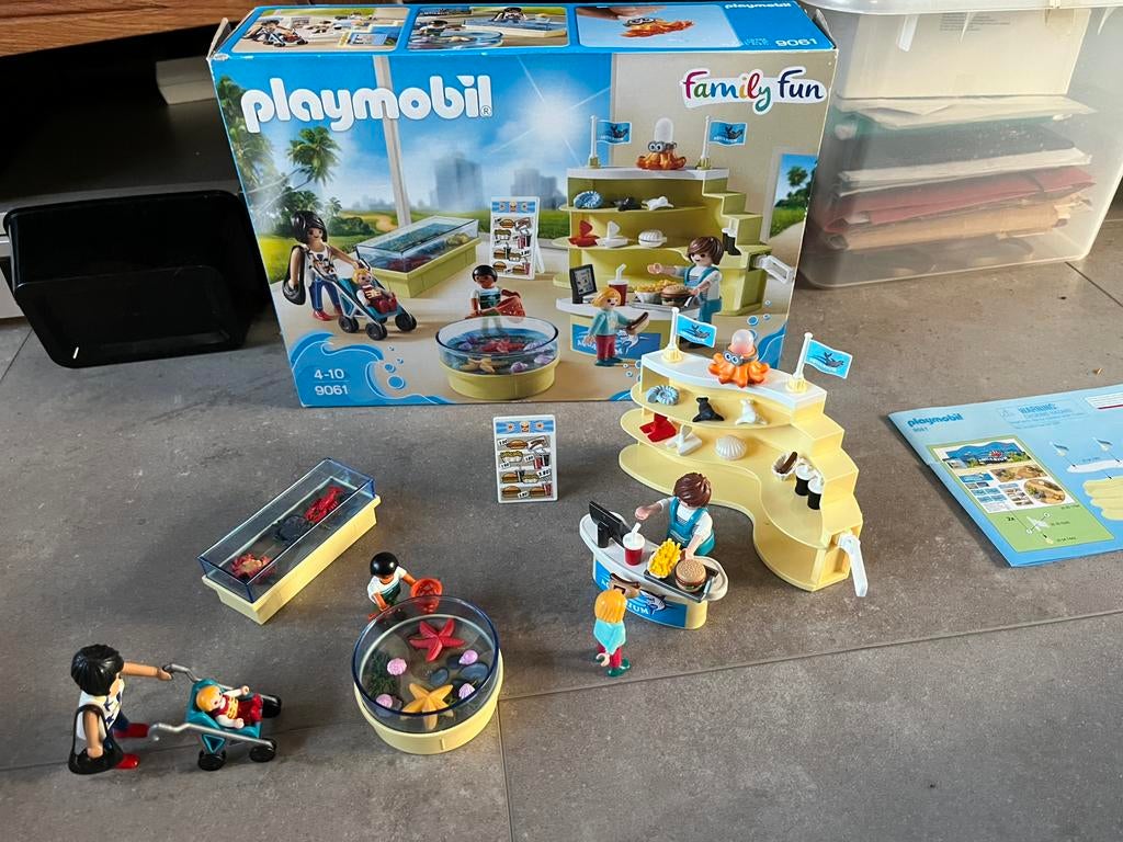 Playmobil 9061 aquariumshop, Kinderen en Baby's, Speelgoed | Playmobil, Ophalen of Verzenden, Zo goed als nieuw, Complete set