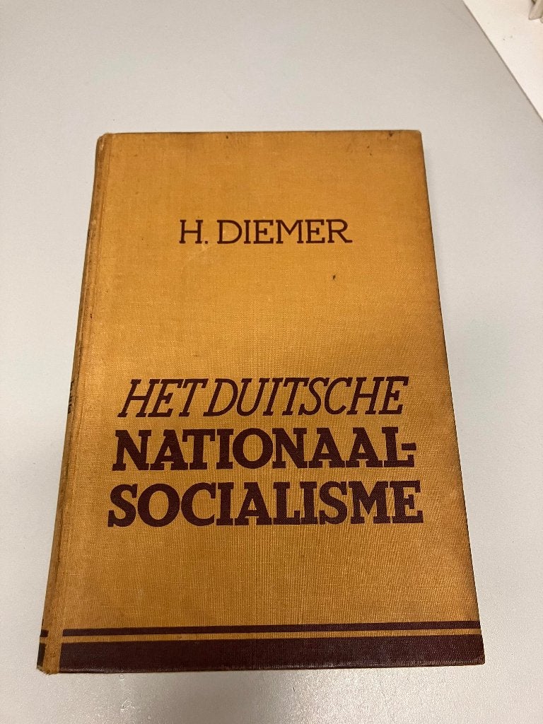 Het Duitsche Nationaal-Socialisme Diemer 1934, Boeken, Ophalen of Verzenden, Tweede Wereldoorlog, Gelezen, Algemeen