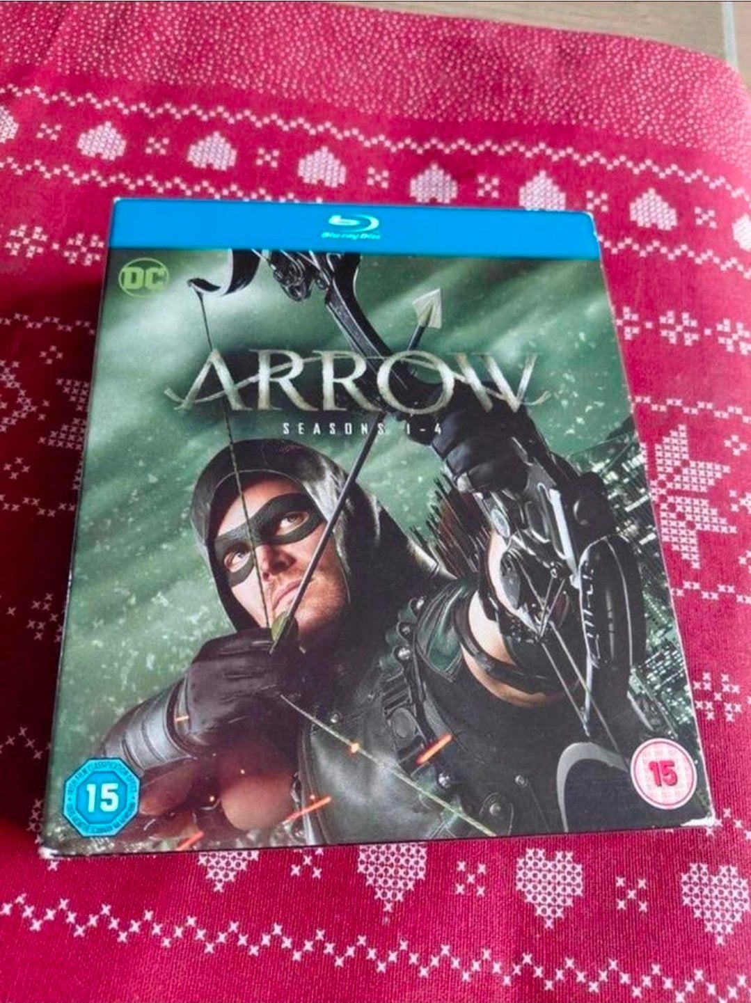 Arrow - Seizoen 1 - 4 Blu-ray box. Green Arrow., Cd's en Dvd's, Blu-ray, Zo goed als nieuw, Actie, Blu-ray, Boxset, Ophalen of Verzenden