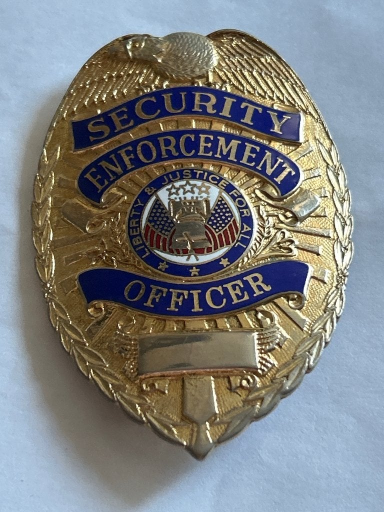 Amerikaanse Security Badge – Security Enforcement Officer, Verzamelen, Militaria | Algemeen, Landmacht, Embleem of Badge, Amerika