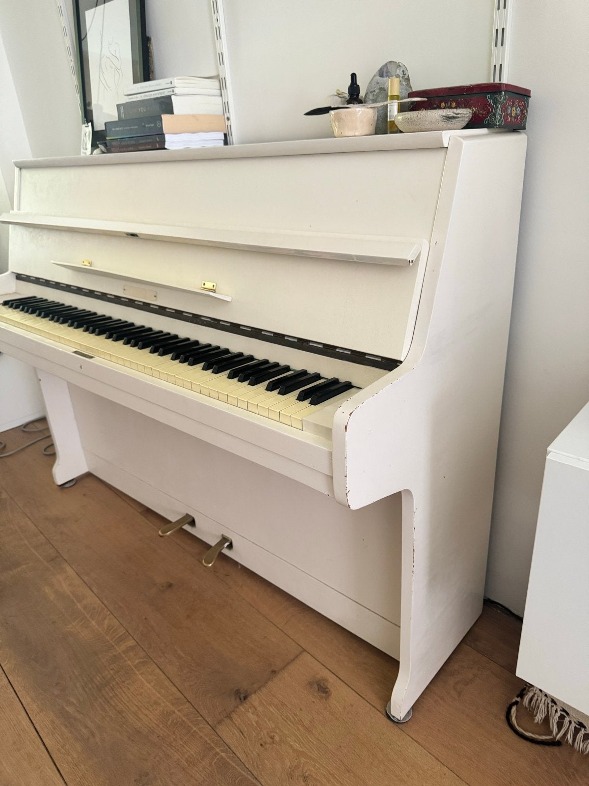 Rippen Nederlandse Piano - Wit, Ophalen, Gebruikt, Wit, Piano