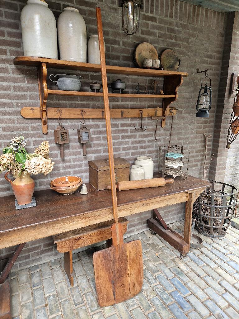 mooie grote antieke originele bakkers broodplank, Ophalen