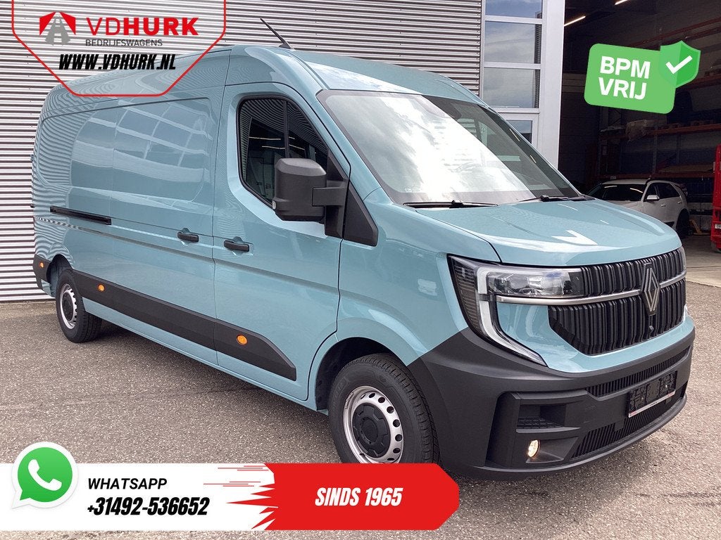 Renault Master 2.0 dCi 150 pk L3H2 Carplay/ LED/ 270GrDeuren, Auto's, Bestelauto's, Voorwielaandrijving, 1998 cc, Gebruikt, 4 cilinders